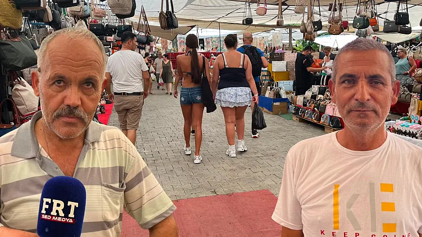 Fethiye Salı Pazarı esnafı turizm sezonunu ve turist yoğunluğunu değerlendirdi