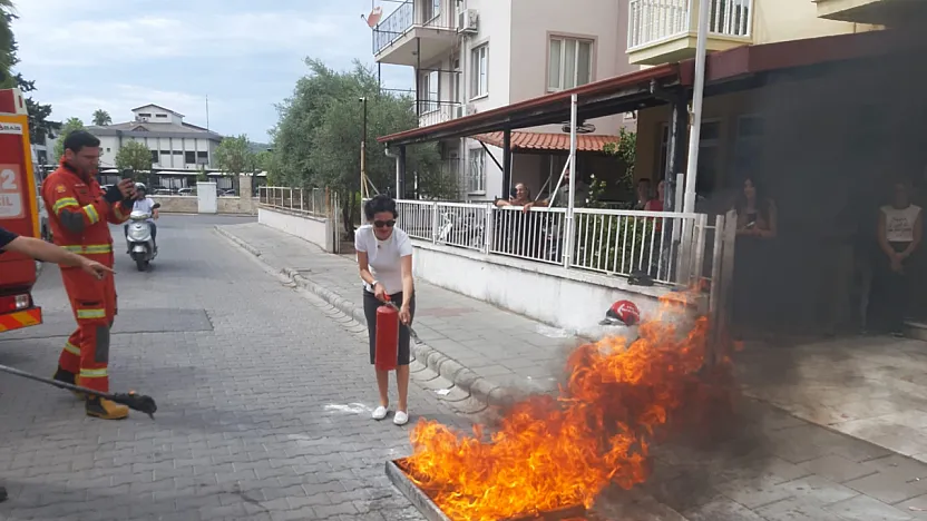 Fethiye Sosyal Hizmet Merkezi'nde Yangına Karşı Tam Teyakkuz
