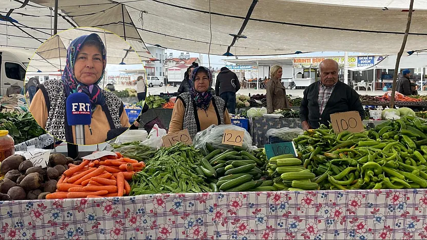 Fethiye Taşyaka Pazarı'nda fiyatlar hava şartlarına takıldı