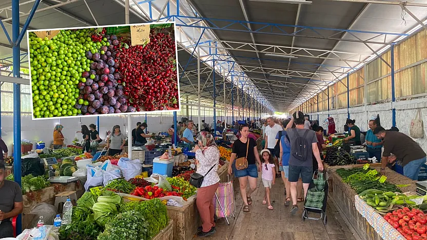 Fethiye Üretici Pazarı'nda fiyatlar