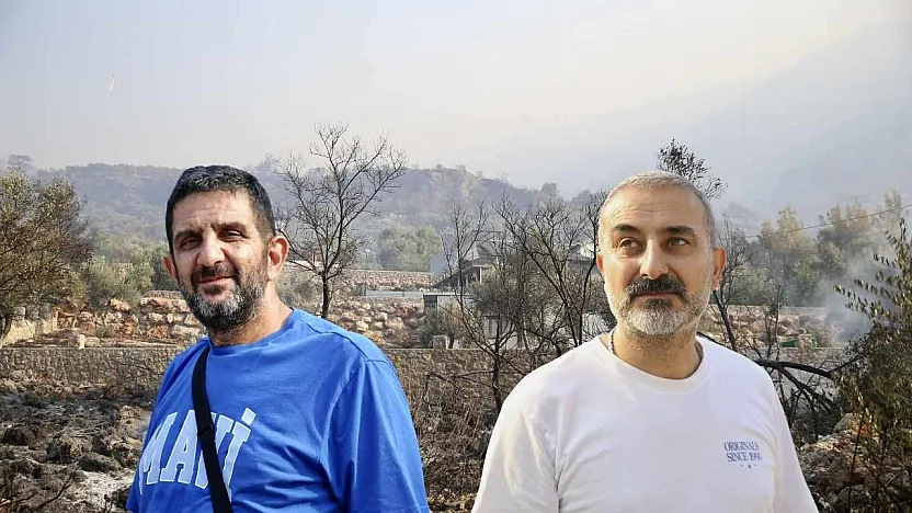 Fethiyeli mahalle sakinleri evlerine kadar yaklaşan orman yangınını anlattı