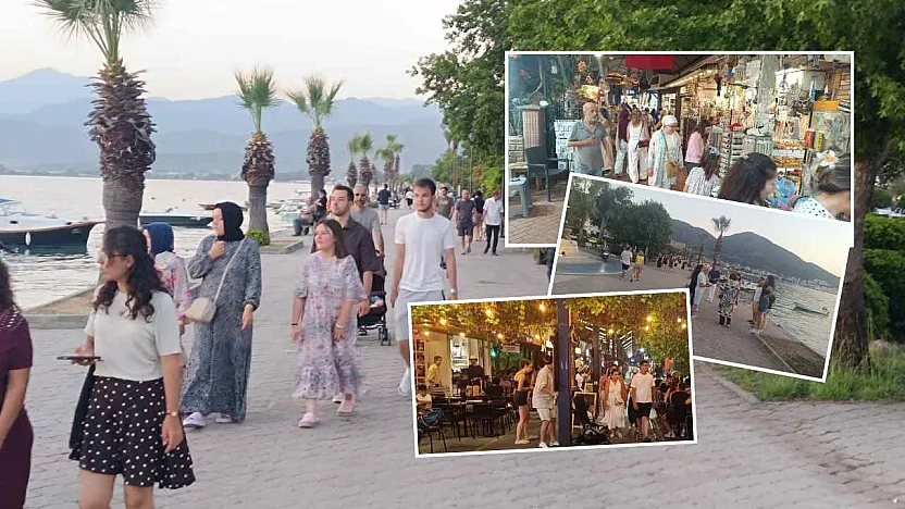 Gündüzü başka, gecesi başka: Fethiye'de yaz kalabalığı