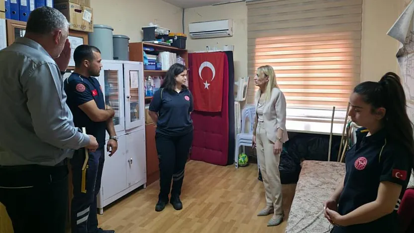 İl Sağlık Müdürü Başaran Akça, Kavaklıdere'deki sağlık tesislerinde incelemelerde bulundu