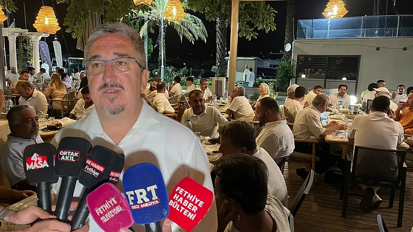 İMEAK Deniz Ticaret Odası Fethiye Şubesi Başkan Adayı Mehmet Eskici, Göcek'te denizcilerle buluştu