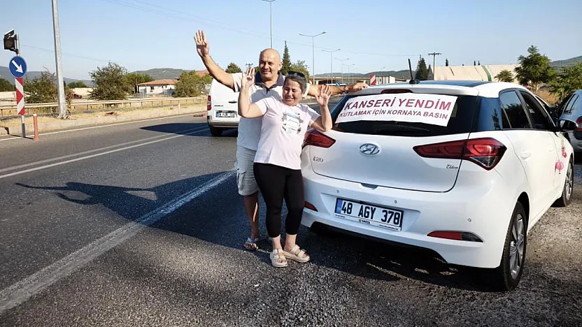 Kanseri Yenen Sultan Erdem'in Mutluluk Turu Menteşe'de Duygu Dolu Anlar Yaşattı