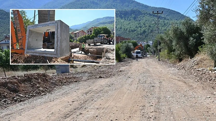 Karapınar Mevkii'nde Altyapı Çalışmaları Sürüyor