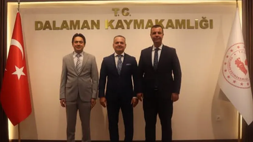 Kaymakam Akkaya'dan Dalaman Kaymakamı Vardar'a hayırlı olsun ziyareti