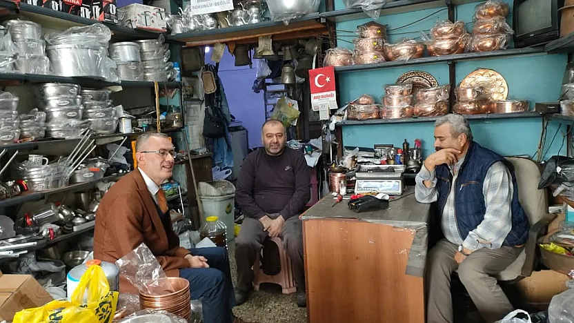 Kaymakam Ertaş'tan Çarşı Esnafına Ziyaret