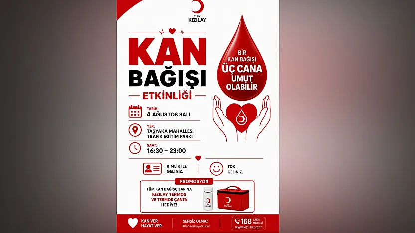 Kızılay'dan Fethiye'de 'Kan Bağışı' çağrısı