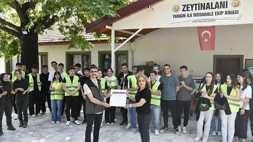 Köyceğiz'de Yüksekokul öğrencileri sahada uygulama yaptı