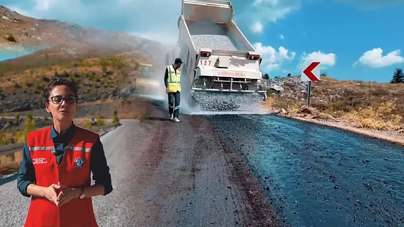 Kozağaç-Kavaklıdere yolunda 16 kilometrelik yenileme çalışması tamamlandı