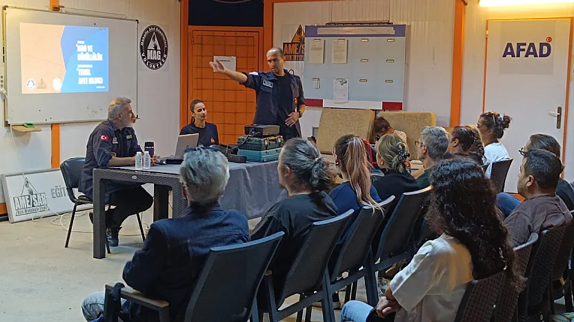 MAG Fethiye'de afet eğitimleri başladı: Teorik ve pratik eğitim 7 gün sürecek