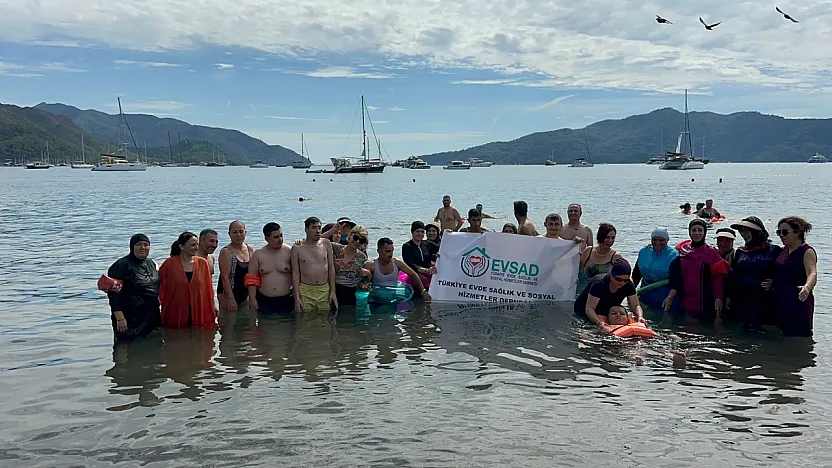 Marmaris'in en özel misafirleri 'İlk kez denizi Marmaris'te gördüler'