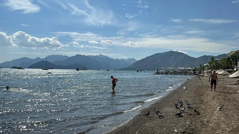 Marmaris'te Ekim ayında deniz keyfi
