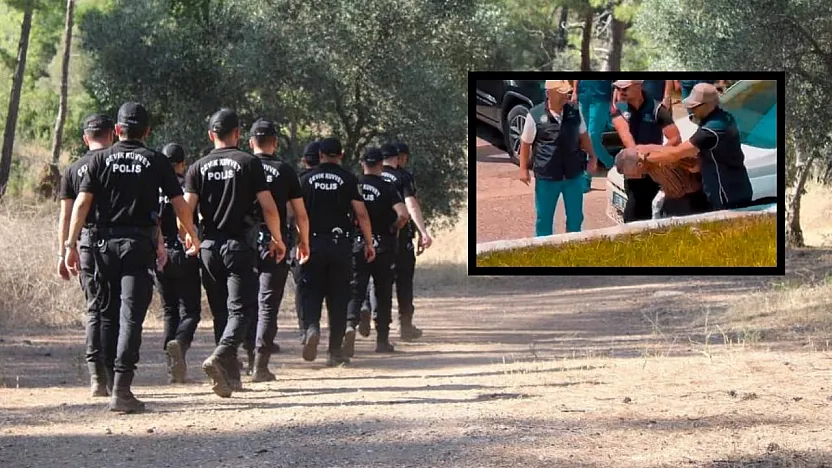 Marmaris'te firari FETÖ'cü Karatepe'nin gösterdiği 8 noktada keşif yapıldı