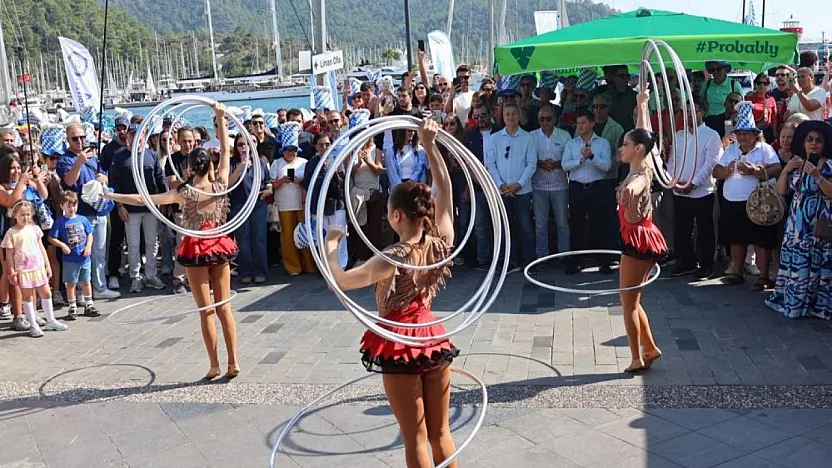 Marmaris'te sonbaharın ritmi Oktoberfest'le yükseldi