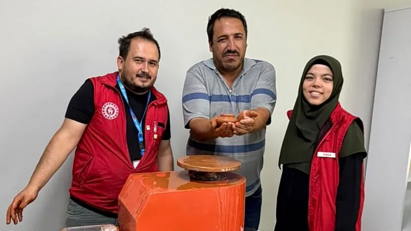 Menteşe'de Engelli bireyler çömlek sanatıyla buluştu