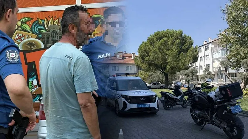 Menteşe'de gasp ihbarı yaptı, kendi eşkalini verdi
