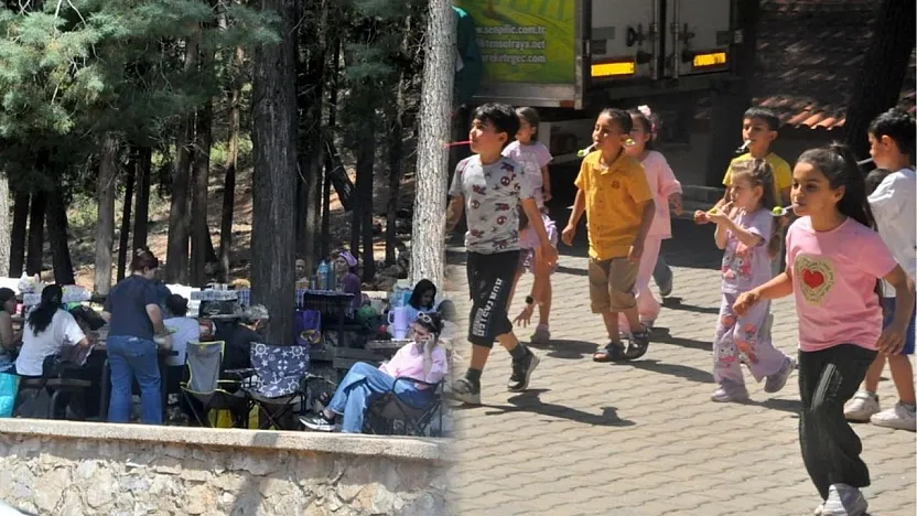 Menteşe'de hem piknik yaptılar hem yarıştılar