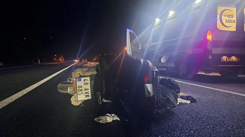 Menteşe'de motosiklet kazası: 1 yaralı