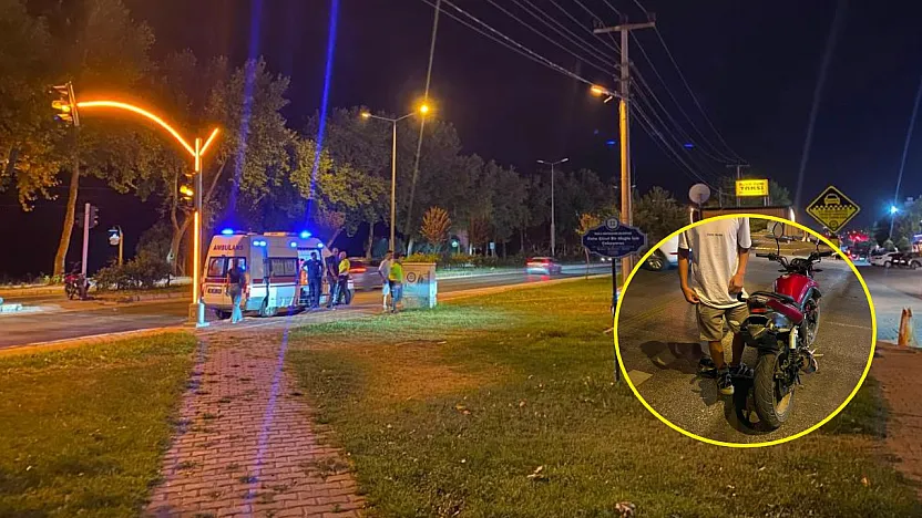 Menteşe'de motosikletliye arkadan çarpıp kaçtı