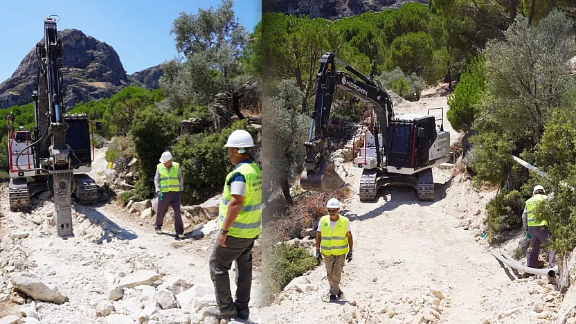 Milas'ta 75 yıllık içme suyu altyapısı yenileniyor