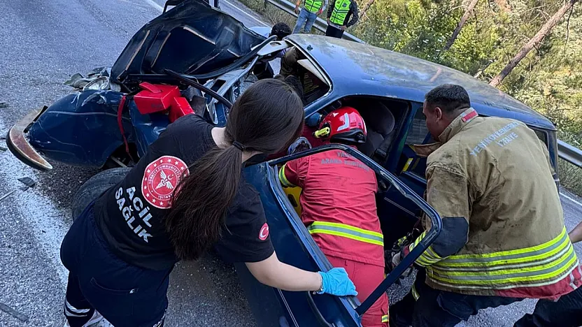 Milas'ta trafik kazası: 2 yaralı