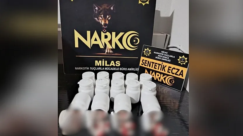 Milas'ta Narkotik Operasyonu: 730 Sentetik Uyuşturucu Hap Ele Geçirildi