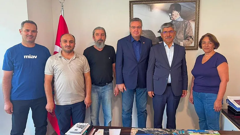 MSKÜ Rektörü Prof. Dr. Turhan Kaçar'dan Muğla Büyükşehir Gazeteciler Cemiyeti'ne Ziyaret