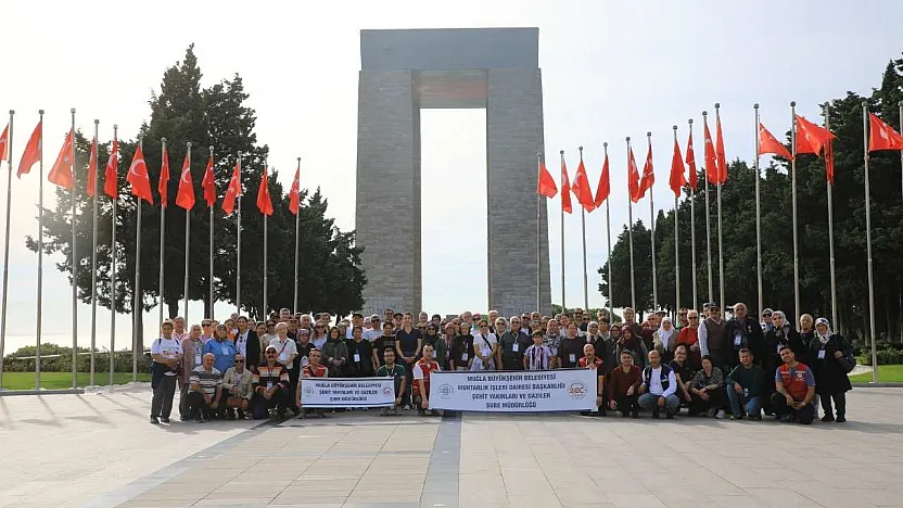 Muğla Büyükşehir Belediyesi Şehit Ailelerini Çanakkale'de Tarihle Buluşturdu