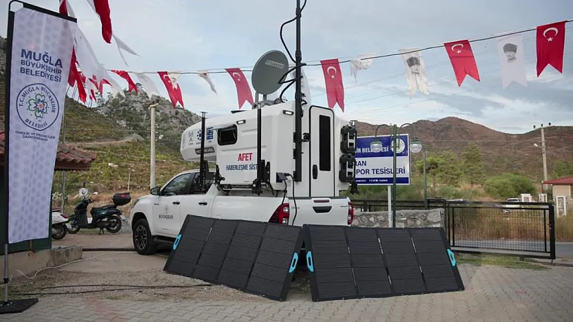Muğla Büyükşehir'den Afetlere Karşı Mobil Haberleşme Sistemi