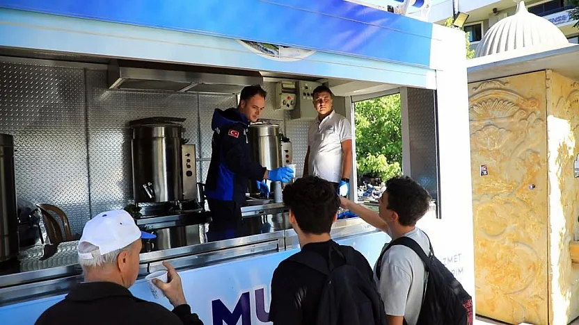 Muğla Büyükşehir'den Üniversite yerleşkesinde çorba ikramı