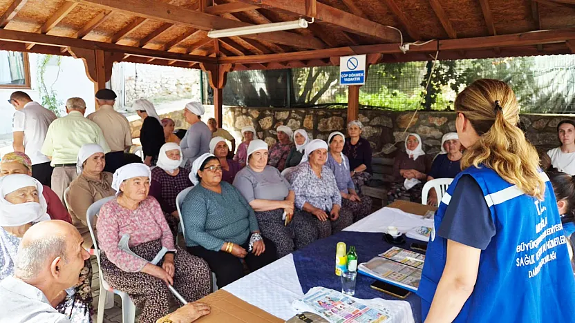 Muğla Büyükşehir sağlık ekibi sahada