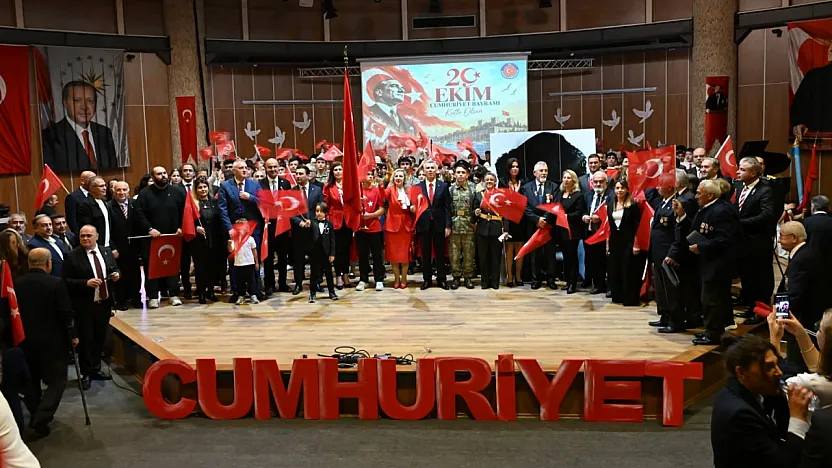 Muğla'da 29 Ekim Cumhuriyet Bayramı kutlama töreni gerçekleştirildi