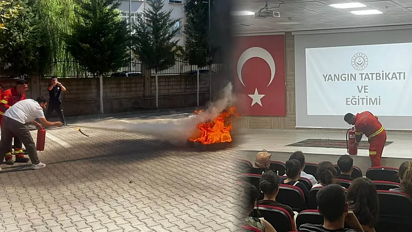 Muğla'da Aile ve Sosyal Hizmetler personeline yangın eğitimi verildi