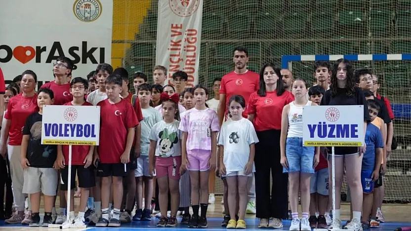 Muğla'da GSB ve engelsiz spor okulları yaz dönemi coşkuyla başladı