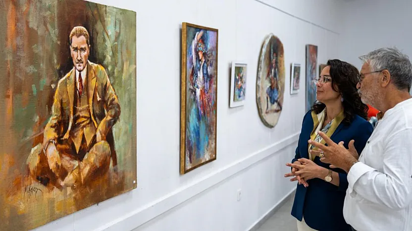 Muğla'da kültür sanat şenliği kapsamında sergiler açıldı, atölye çalışmaları yapıldı