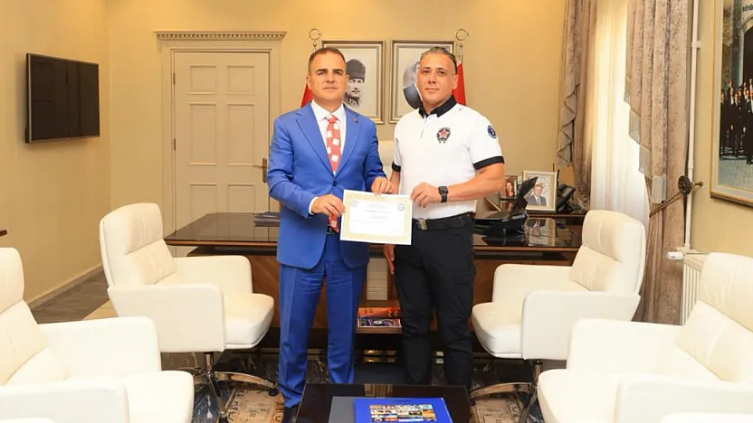 Muğla'da Özel Güvenlik Haftası: Evren Arslan'a Vali Akbıyık'tan ödül