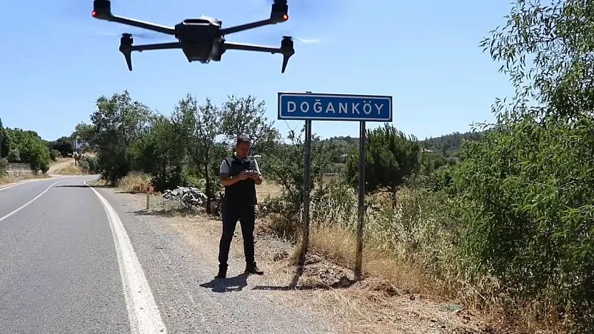 Muğla'da ziraat yangınlarına dron destekli denetim