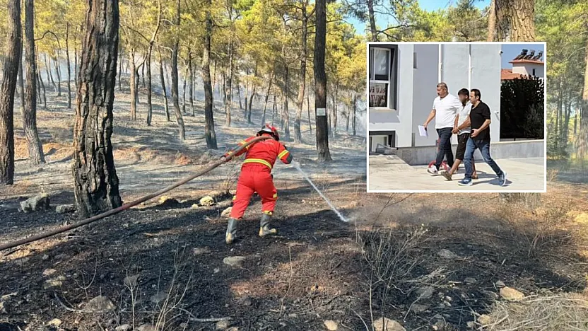 Muğla'daki yangında gözaltına alınan şahıs adli kontrolle serbest bırakıldı