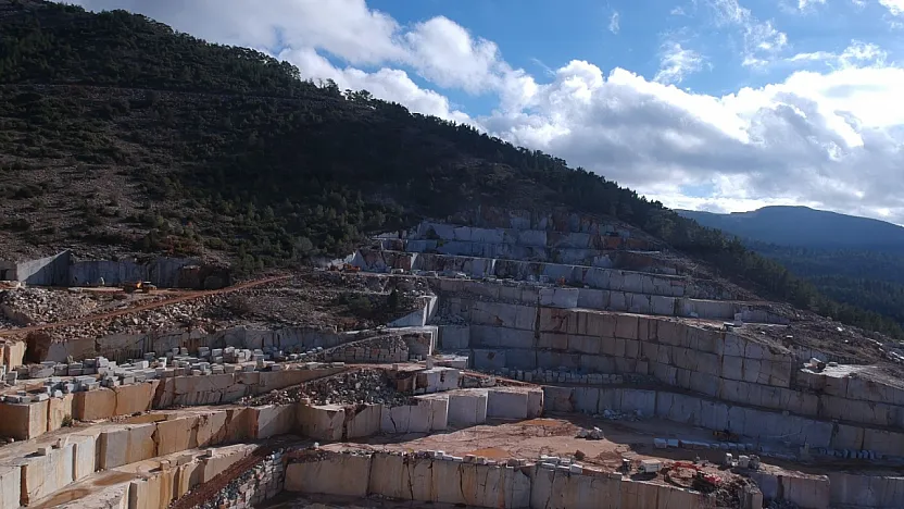 Muğla'dan 9 ayda 75 milyon dolarlık mermer ihracatı yapıldı