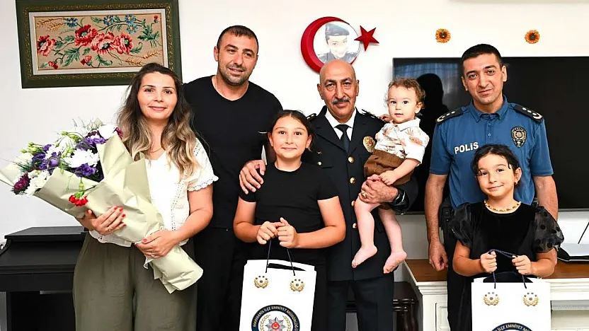 Muğla Emniyet Müdürü Karadeniz, şehit ailesini ziyaret etti