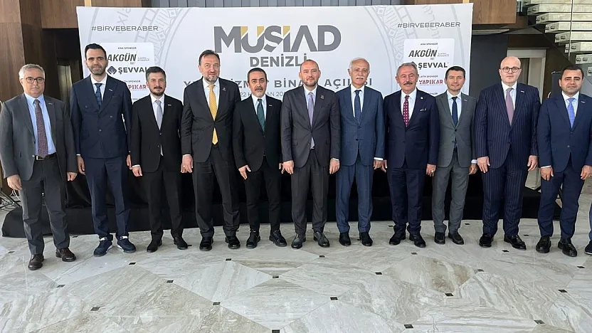 Muğla MÜSİAD, Denizli Şubesinin yeni hizmet binası açılışına katıldı