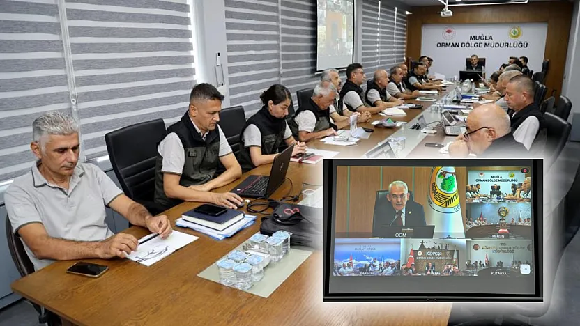 Muğla Orman Bölge Müdürü Ülküdür, OGM Ağustos Ayı Değerlendirme Toplantısı'na katıldı