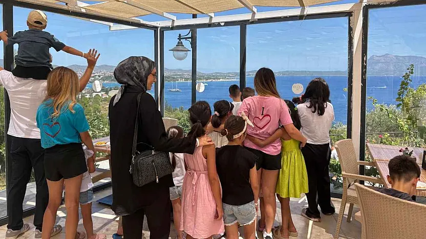 Muğla Sevgi Evleri'nde kalan çocuklar Datça'da ağırlandı