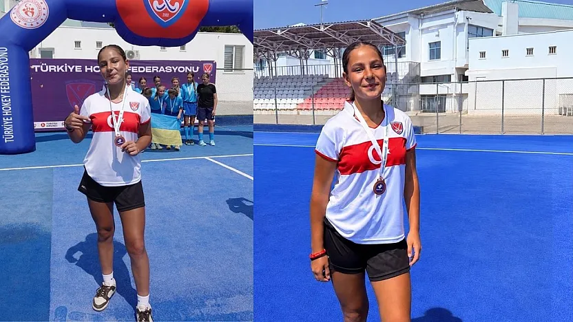 Muğlalı Hokey Milli oyuncu, Avrupa üçüncüsü oldu