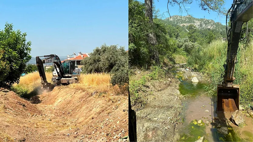 MUSKİ'den Yatağan'da dere temizliği