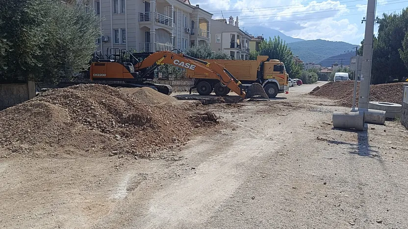 MUSKİ, Fethiye'de drenaj çalışmalarını sürdürüyor