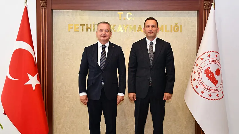 Nazilli'ye Atanan Başsavcı Karartı'dan Kaymakam Akkaya'ya Veda Ziyareti