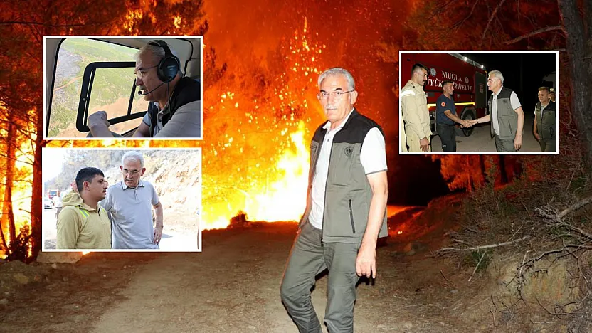 Orman Genel Müdürü Bekir Karacabey Muğla'daki Yangın Bölgesinde İncelemelerde Bulundu